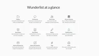 Wunderlist screenshot