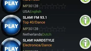 WWTuner radio player screenshot