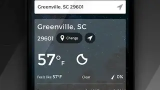 WYFF News 4 and weather screenshot