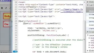 WYMeditor screenshot