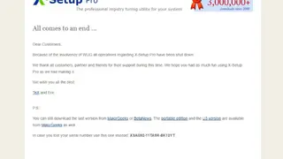 X-Setup Pro screenshot
