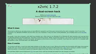 X2vnc (win2vnc) screenshot