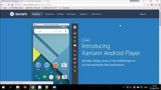 Xamarin Android Player screenshot