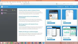 Xamarin Studio screenshot