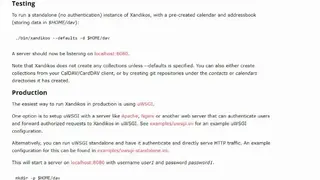Xandikos screenshot