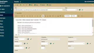 XavaProjects screenshot