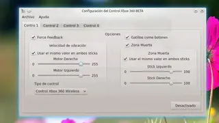 Xboxdrv screenshot