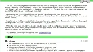 Xboxdrv screenshot