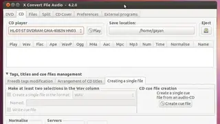 XCFA screenshot