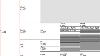 Xdiskusage screenshot