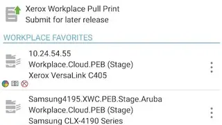 Xerox® Workplace screenshot