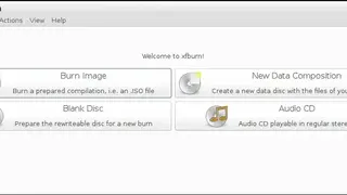 Xfburn screenshot