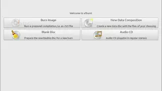 Xfburn screenshot