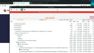 Xfce Task Manager screenshot