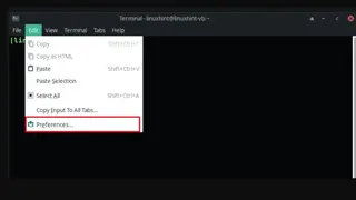 Xfce-Terminal screenshot