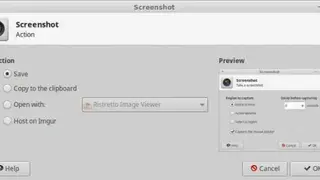 Xfce4 Screenshooter screenshot