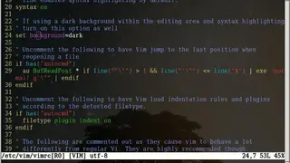 Xfce4 terminal screenshot