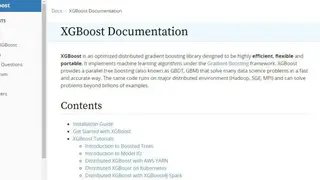 XGBoost screenshot