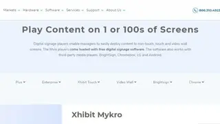 Xhibit Digital Signage screenshot