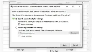 Xiaomi Gamepad to Xbox 360 Controller Mapper screenshot