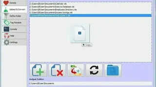 XLS to XML screenshot