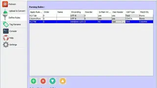 XLS to XML screenshot