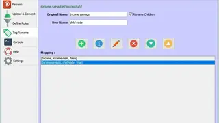 XLS to XML screenshot