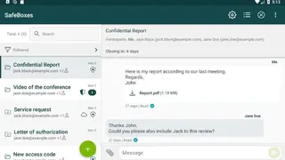 XM SendSecure screenshot