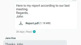 XM SendSecure screenshot