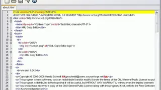 XML Copy Editor screenshot