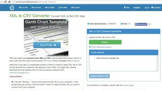 XML to Excel Converter screenshot