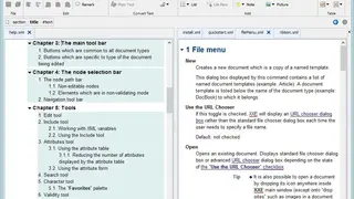 XMLmind XML Editor screenshot
