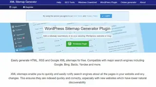 XmlSitemapGenerator screenshot