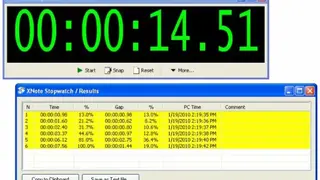 XNote Stopwatch screenshot