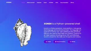 Xonsh screenshot
