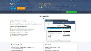 Xoops screenshot