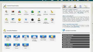 Xoops screenshot