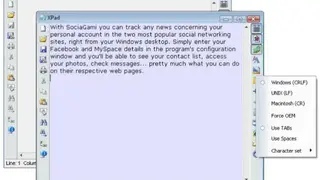 XPad Text Editor screenshot