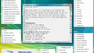 XPad Text Editor screenshot