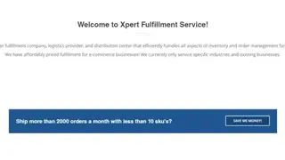 Xpert Fulfillment screenshot