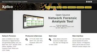 Xplico screenshot