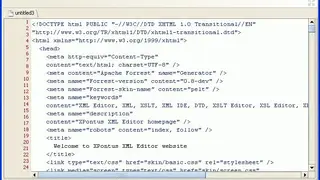 XPontus XML Editor screenshot