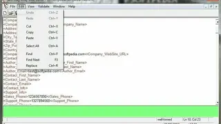 XRay XML Editor screenshot