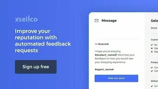 xSellco Feedback screenshot