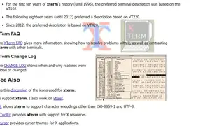 Xterm screenshot