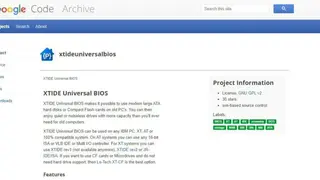 XTIDE Universal BIOS screenshot