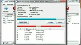 Xtreme Download Manager screenshot