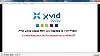 Xvid screenshot