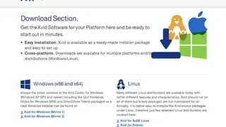 Xvid screenshot