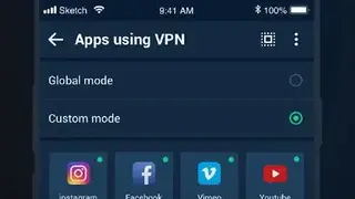 XY VPN screenshot